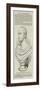 Bust of Lord George Bentinck-null-Framed Giclee Print