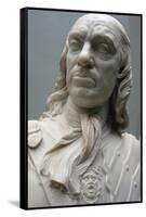 Bust of Lord Protector Oliver Cromwell, 1860. Artist: Matthew Noble-Matthew Noble-Framed Stretched Canvas