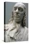 Bust of Lord Protector Oliver Cromwell, 1860. Artist: Matthew Noble-Matthew Noble-Stretched Canvas