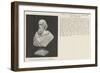 Bust of Lord Tennyson at Guildhall-null-Framed Giclee Print