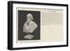 Bust of Lord Tennyson at Guildhall-null-Framed Giclee Print