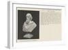 Bust of Lord Tennyson at Guildhall-null-Framed Giclee Print