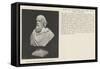 Bust of Lord Tennyson at Guildhall-null-Framed Stretched Canvas