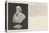 Bust of Lord Tennyson at Guildhall-null-Stretched Canvas