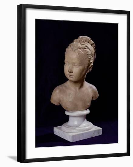 Bust of Louise Brongniart, 1777-Jean-Antoine Houdon-Framed Giclee Print