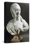 Bust of Marie-Jeanne Becu-Jean Baptiste II Lemoyne-Stretched Canvas