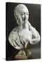 Bust of Marie-Jeanne Becu-Jean Baptiste II Lemoyne-Stretched Canvas