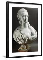 Bust of Marie-Jeanne Becu-Jean Baptiste II Lemoyne-Framed Giclee Print