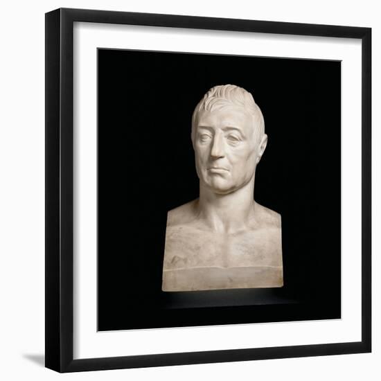 Bust of Marie-Joseph-Gilbert Du Motier, Marquis De La Fayette (1757-1834), 1829 (Marble)-Pierre Jean David d'Angers-Framed Giclee Print