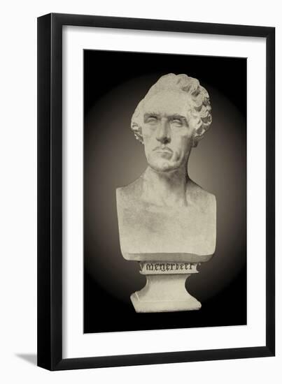 Bust of Meyerbeer-null-Framed Art Print