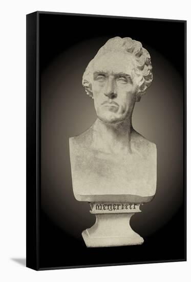Bust of Meyerbeer-null-Framed Stretched Canvas