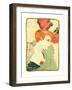 Bust of Mlle. Marcelle Lender (Mlle. Marcelle Lender, En Buste), 1895, Color Lithograph-Felix Hilaire Buhot-Framed Giclee Print