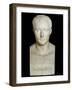 Bust of Napoleon Bonaparte - Marble Sculpture, 18Th-19Th Century-Antonio Canova-Framed Giclee Print