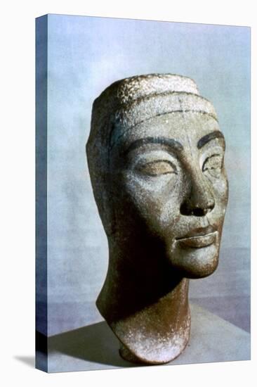 Bust of Nefertiti, Egypt, 1375 Bc-null-Stretched Canvas