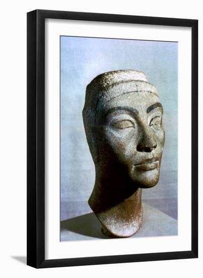 Bust of Nefertiti, Egypt, 1375 Bc-null-Framed Giclee Print