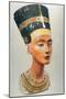 Bust of Nefertiti, Queen and Wife of the Ancient Egyptian Pharaoh Akhenaten (Amenhotep I)-null-Mounted Premium Photographic Print