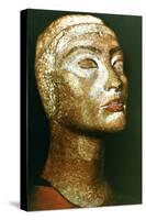 Bust of Nefertiti, Queen and Wife of the Ancient Egyptian Pharaoh Akhenaten (Amenhotep I)-null-Stretched Canvas