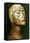 Bust of Nefertiti, Queen and Wife of the Ancient Egyptian Pharaoh Akhenaten (Amenhotep I)-null-Framed Stretched Canvas