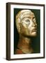 Bust of Nefertiti, Queen and Wife of the Ancient Egyptian Pharaoh Akhenaten (Amenhotep I)-null-Framed Photographic Print