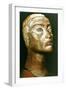 Bust of Nefertiti, Queen and Wife of the Ancient Egyptian Pharaoh Akhenaten (Amenhotep I)-null-Framed Photographic Print