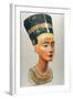 Bust of Nefertiti, Queen and Wife of the Ancient Egyptian Pharaoh Akhenaten (Amenhotep I)-null-Framed Photographic Print