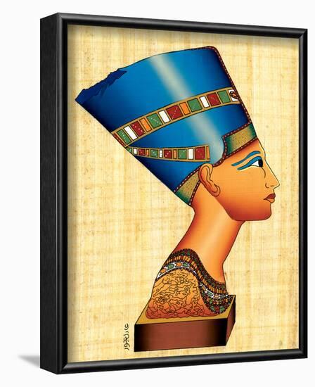 Bust of Nefertiti-null-Framed Art Print