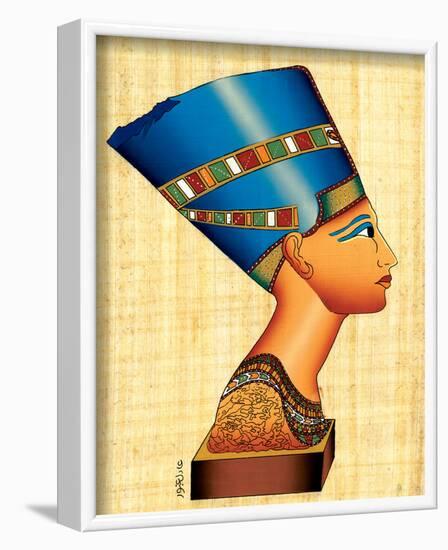 Bust of Nefertiti-null-Framed Art Print