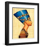 Bust of Nefertiti-null-Framed Art Print