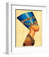 Bust of Nefertiti-null-Framed Art Print