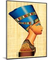 Bust of Nefertiti-null-Mounted Art Print