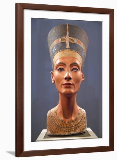 Bust of Nefertiti-null-Framed Premium Photographic Print