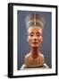 Bust of Nefertiti-null-Framed Photographic Print