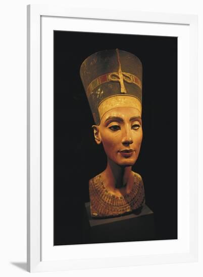 Bust of Nefertiti-null-Framed Premium Giclee Print