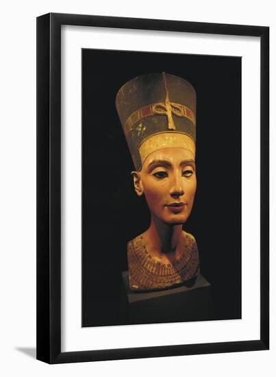 Bust of Nefertiti-null-Framed Art Print