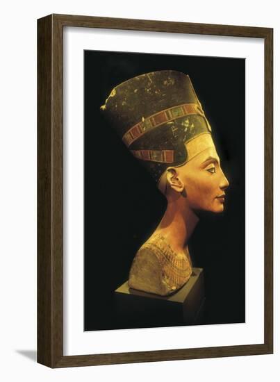 Bust of Nefertiti-null-Framed Art Print