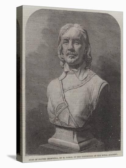 Bust of Oliver Cromwell-null-Stretched Canvas