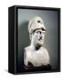 Bust of Pericles (D.429 BC) Roman, Copy of a Greek Original, circa 430 BC (Marble Sculpture)-null-Framed Stretched Canvas