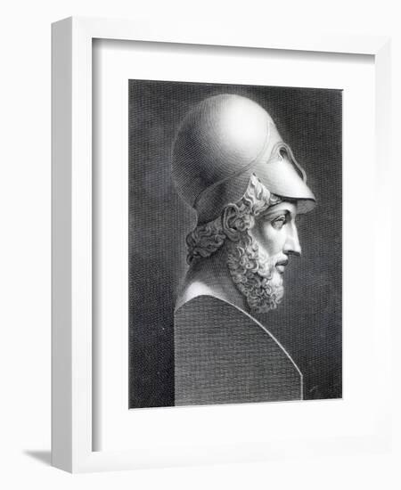 Bust of Pericles, Engraved by Giuseppe Cozzi-Giuseppe Longhi-Framed Giclee Print