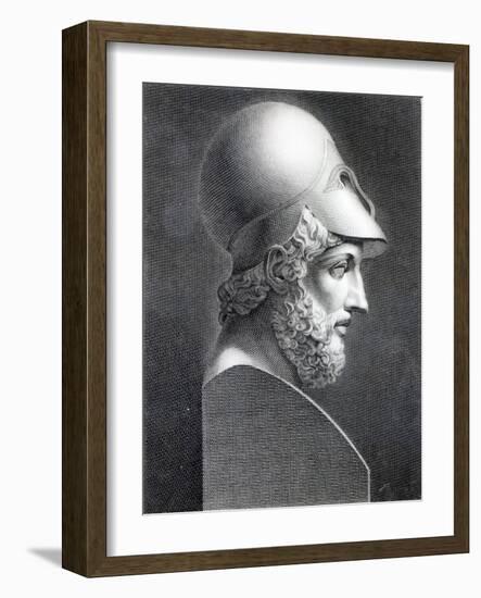 Bust of Pericles, Engraved by Giuseppe Cozzi-Giuseppe Longhi-Framed Giclee Print