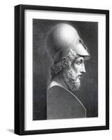 Bust of Pericles, Engraved by Giuseppe Cozzi-Giuseppe Longhi-Framed Giclee Print