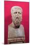 Bust of Plato (circa 427-347 BC) Copy of a 4th Century BC Original-null-Mounted Giclee Print