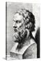 Bust of Plato (circa 427-circa 348 BC) Engraved by Lucas Emil Vorsterman (1595-1675)-Peter Paul Rubens-Stretched Canvas