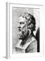 Bust of Plato (circa 427-circa 348 BC) Engraved by Lucas Emil Vorsterman (1595-1675)-Peter Paul Rubens-Framed Giclee Print