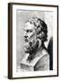 Bust of Plato (circa 427-circa 348 BC) Engraved by Lucas Emil Vorsterman (1595-1675)-Peter Paul Rubens-Framed Giclee Print