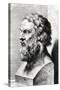 Bust of Plato (circa 427-circa 348 BC) Engraved by Lucas Emil Vorsterman (1595-1675)-Peter Paul Rubens-Stretched Canvas