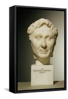 Bust of Pompey circa 60 BC-null-Framed Stretched Canvas