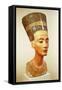 Bust of Queen Nefertiti, from the Studio of the Sculptor Thutmose at Tell El-Amarna-18th Dynasty Egyptian-Framed Stretched Canvas