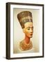 Bust of Queen Nefertiti, from the Studio of the Sculptor Thutmose at Tell El-Amarna-18th Dynasty Egyptian-Framed Giclee Print