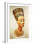 Bust of Queen Nefertiti, from the Studio of the Sculptor Thutmose at Tell El-Amarna-18th Dynasty Egyptian-Framed Giclee Print