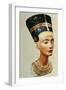 Bust of Queen Nefertiti, from the Studio of the Sculptor Thutmose at Tell El-Amarna-Egyptian 18th Dynasty-Framed Giclee Print
